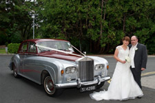 Luxury wedding car